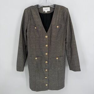 Pomander Place Coventry Metallic Keira Blazer Dress Size M